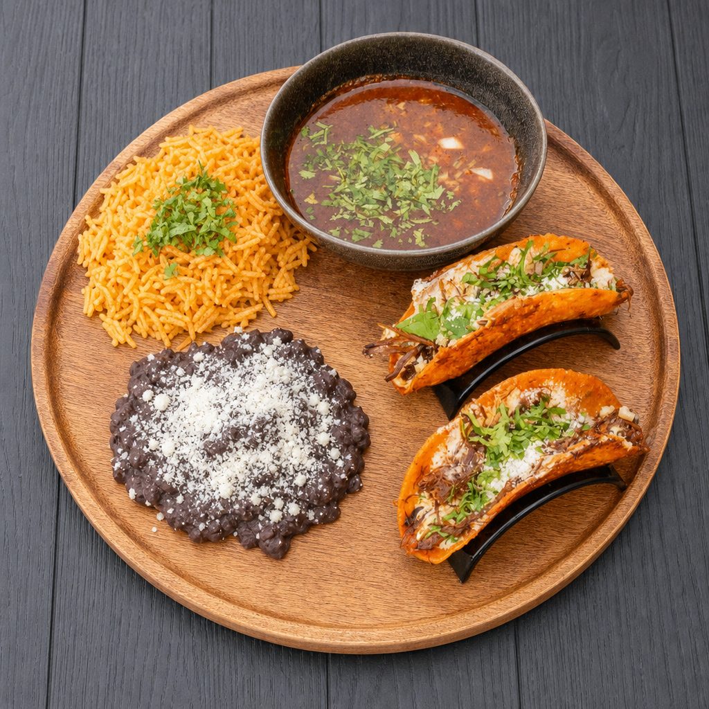 Birria Taco Combo.