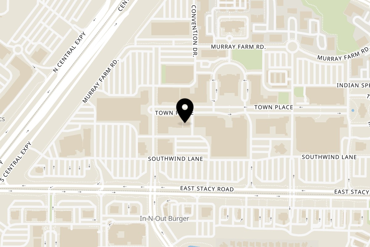Map showing the location of Taco King on 146 Town Pl in Fairview